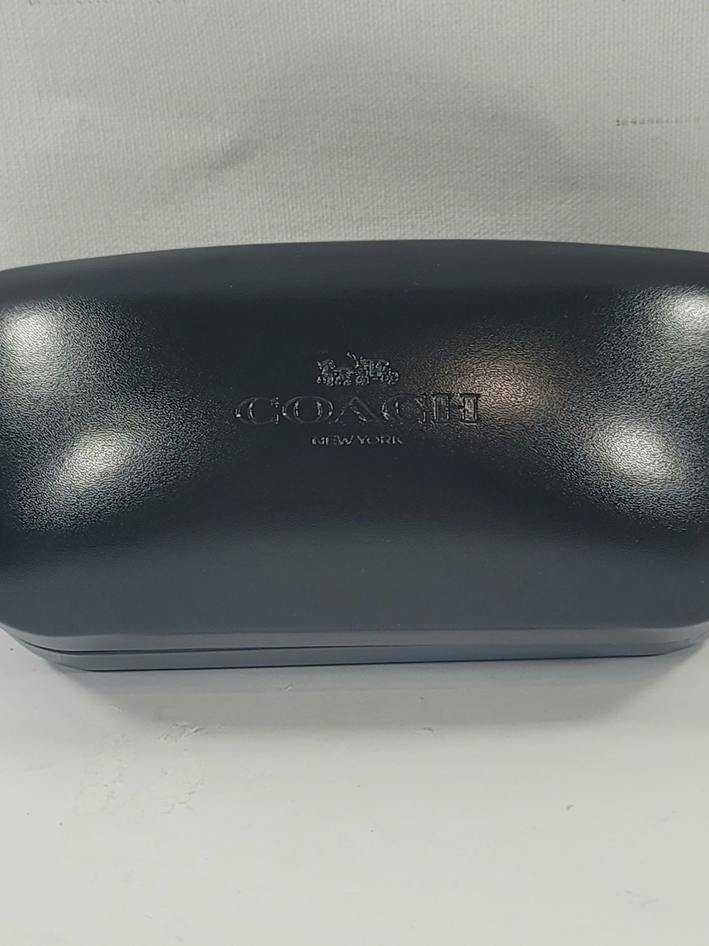 Coach New York Hard Clamshell Sunglass Eyeglass Case Black